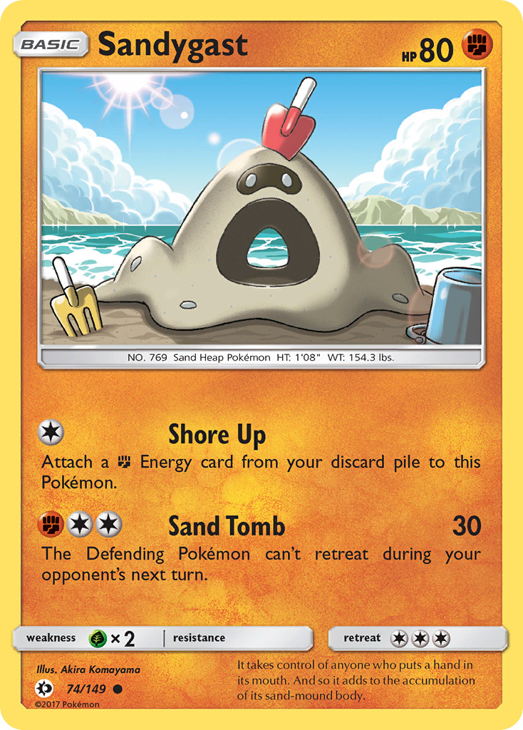 Sandygast (74/149) [Sun & Moon: Base Set] | Enigma On Main