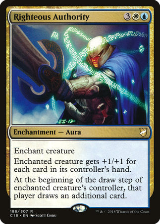 Righteous Authority [Commander 2018] | Enigma On Main