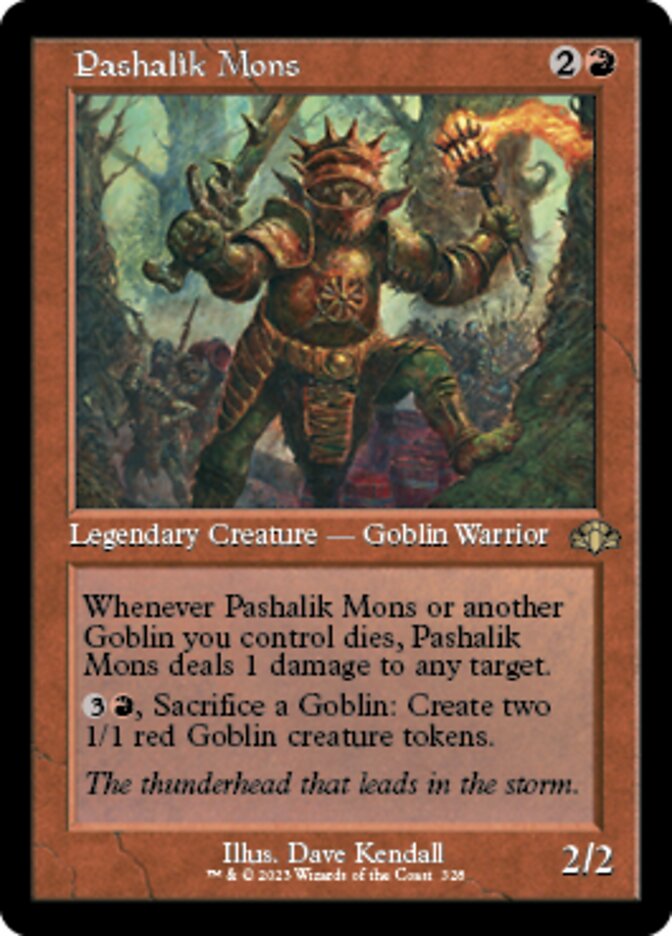 Pashalik Mons (Retro) [Dominaria Remastered] | Enigma On Main