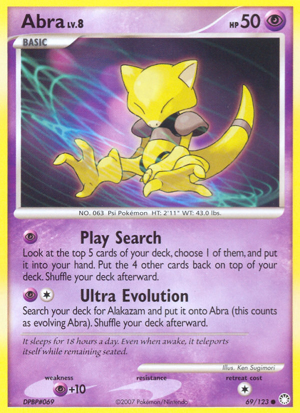 Abra (69/123) [Diamond & Pearl: Mysterious Treasures] | Enigma On Main