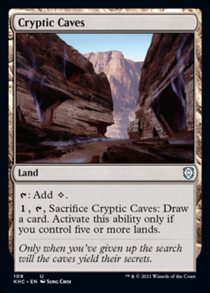 Cryptic Caves [Kaldheim Commander] | Enigma On Main