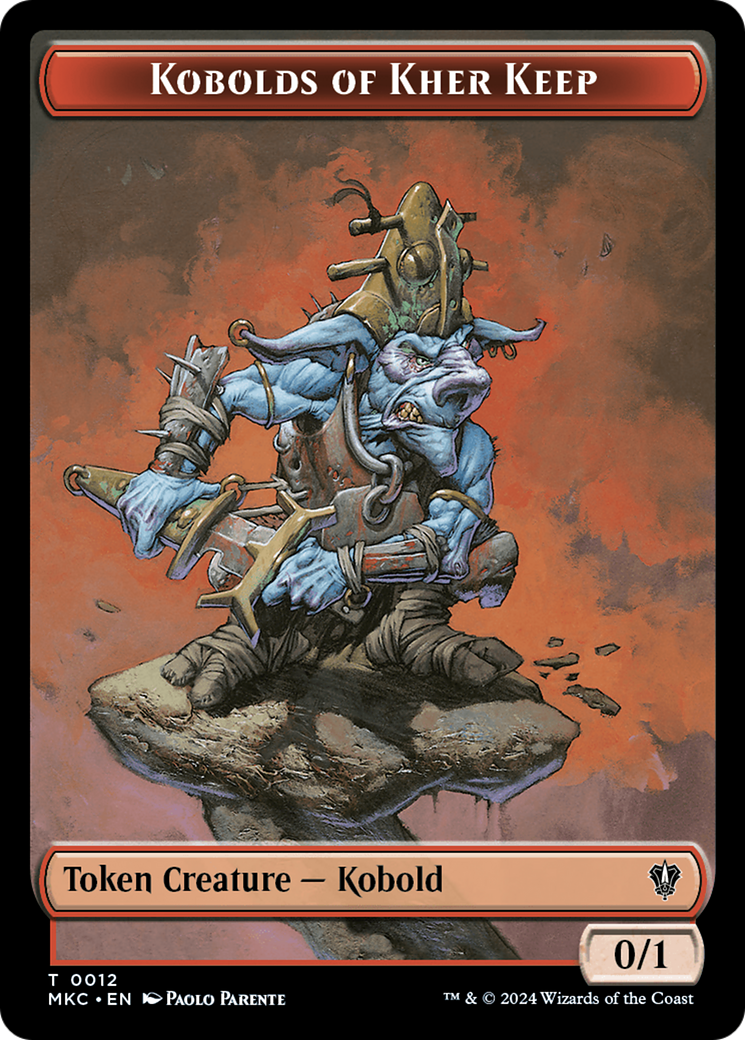 Soldier // Kobolds of Kher Keep Double-Sided Token [Murders at Karlov Manor Commander Tokens] | Enigma On Main