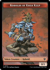 Gold // Kobolds of Kher Keep Double-Sided Token [Murders at Karlov Manor Commander Tokens] | Enigma On Main