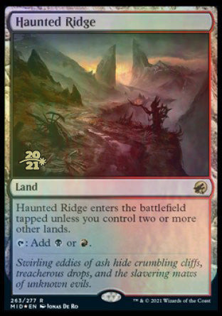 Haunted Ridge [Innistrad: Midnight Hunt Prerelease Promos] | Enigma On Main