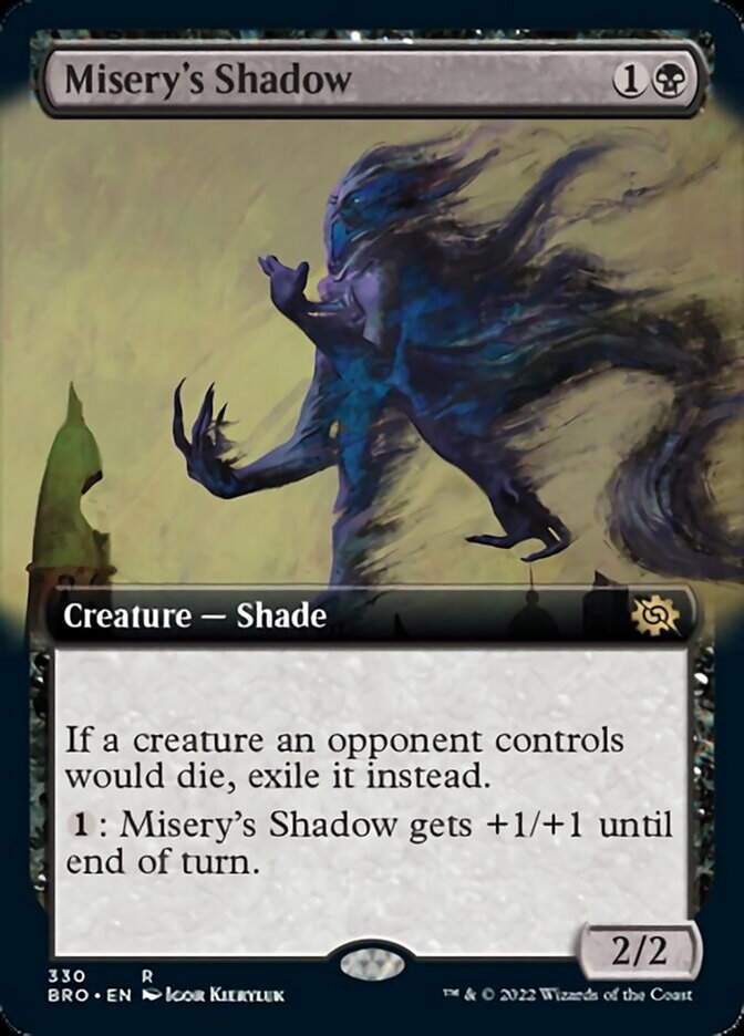 Misery's Shadow (Extended Art) [The Brothers' War] | Enigma On Main