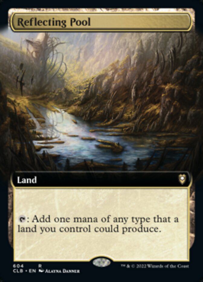 Reflecting Pool (Extended Art) [Commander Legends: Battle for Baldur's Gate] | Enigma On Main