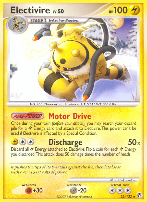 Electivire (25/132) [Diamond & Pearl: Secret Wonders] | Enigma On Main