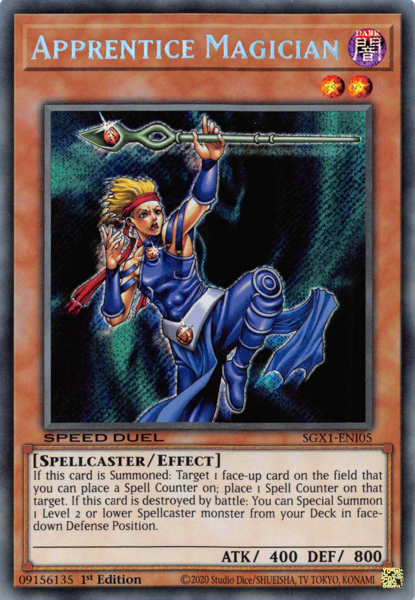 Apprentice Magician [SGX1-ENI05] Secret Rare | Enigma On Main