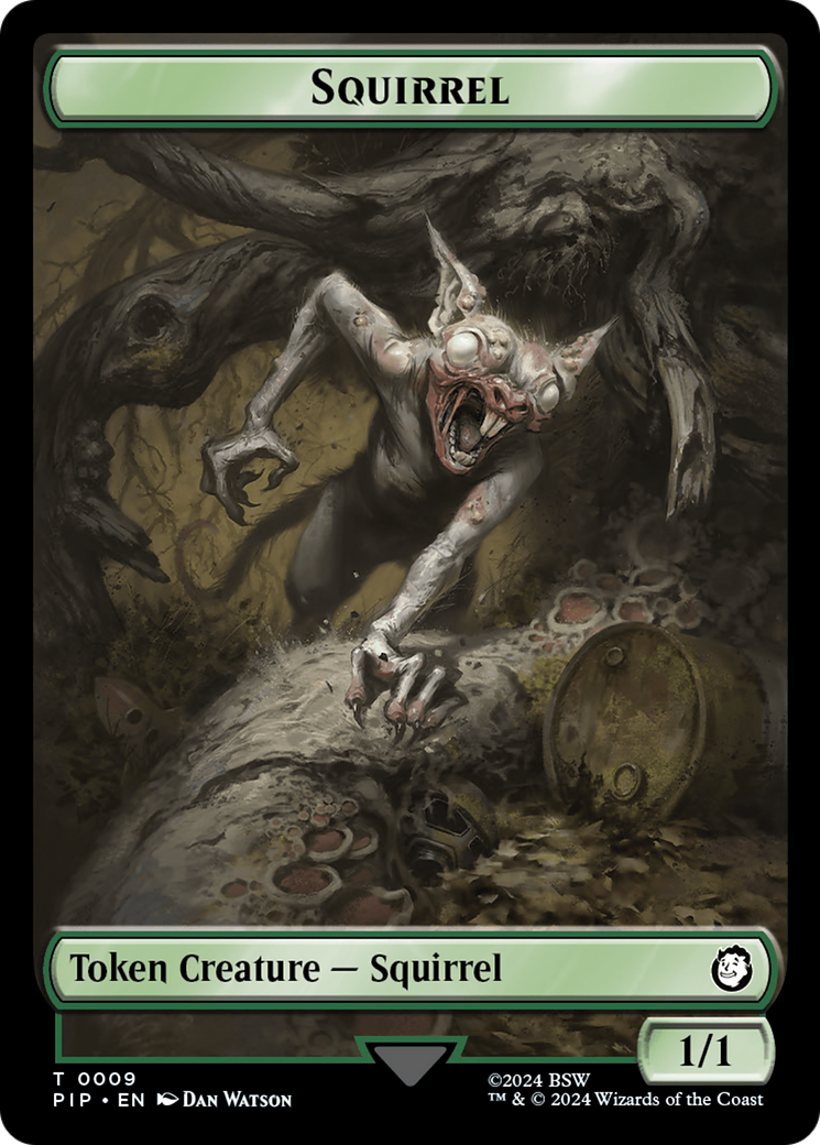 Food (013) // Squirrel Double-Sided Token [Fallout Tokens] | Enigma On Main