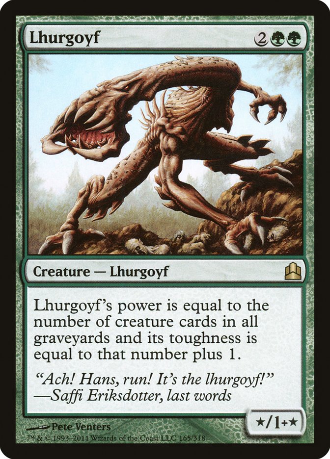 Lhurgoyf [Commander 2011] | Enigma On Main