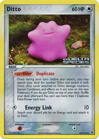 Ditto (35/113) (Stamped) [EX: Delta Species] | Enigma On Main