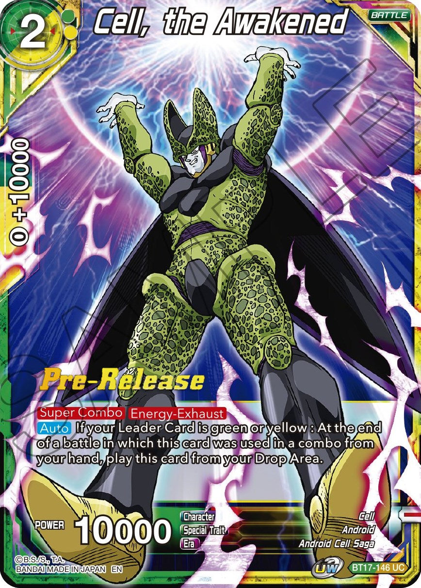 Cell, the Awakened (BT17-146) [Ultimate Squad Prerelease Promos] | Enigma On Main