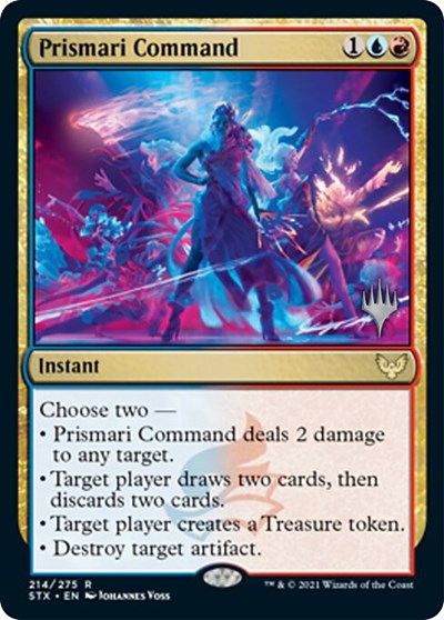 Prismari Command (Promo Pack) [Strixhaven: School of Mages Promos] | Enigma On Main