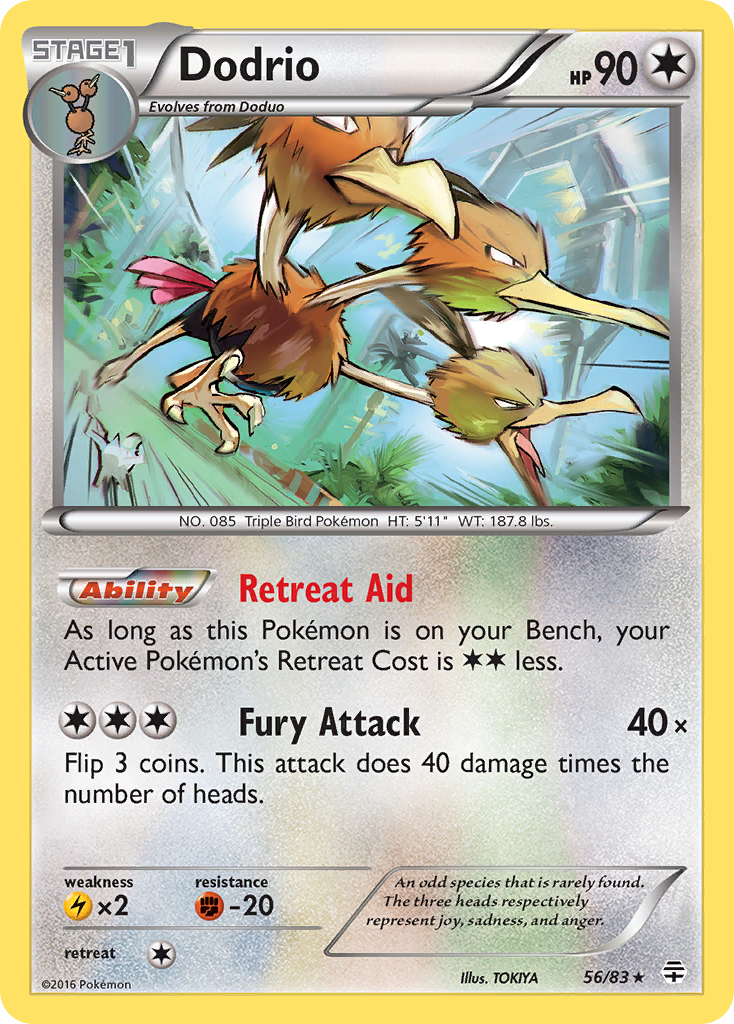 Dodrio (56/83) [XY: Generations] | Enigma On Main