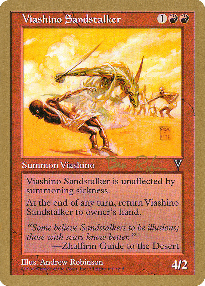 Viashino Sandstalker (Ben Rubin) [World Championship Decks 1998] | Enigma On Main