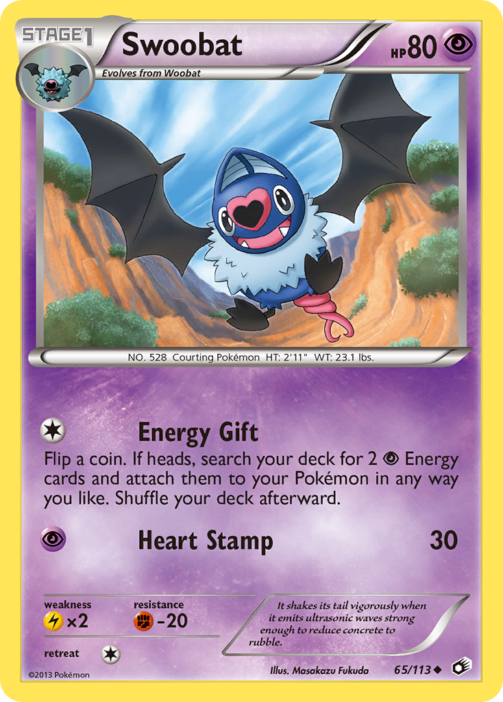 Swoobat (65/113) [Black & White: Legendary Treasures] | Enigma On Main