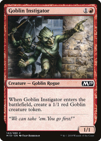 Goblin Instigator [Core Set 2019] | Enigma On Main