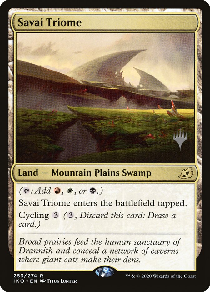 Savai Triome (Promo Pack) [Ikoria: Lair of Behemoths Promos] | Enigma On Main