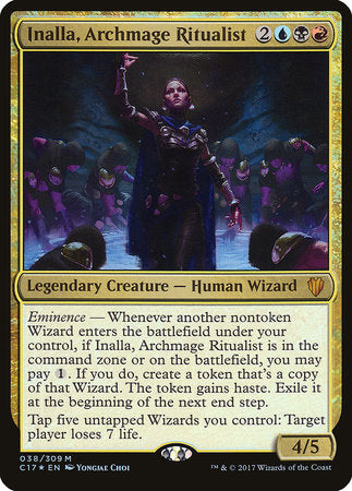 Inalla, Archmage Ritualist (Commander 2017) [Commander 2017 Oversized] | Enigma On Main