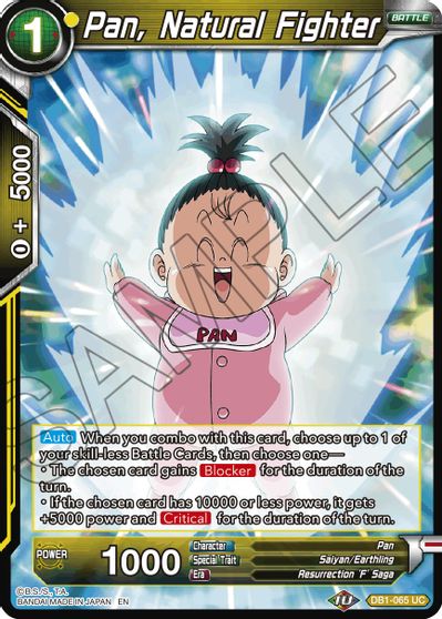 Pan, Natural Fighter (Reprint) (DB1-065) [Battle Evolution Booster] | Enigma On Main