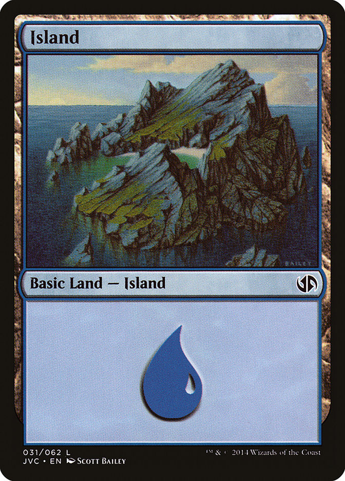 Island (31) [Duel Decks Anthology] | Enigma On Main