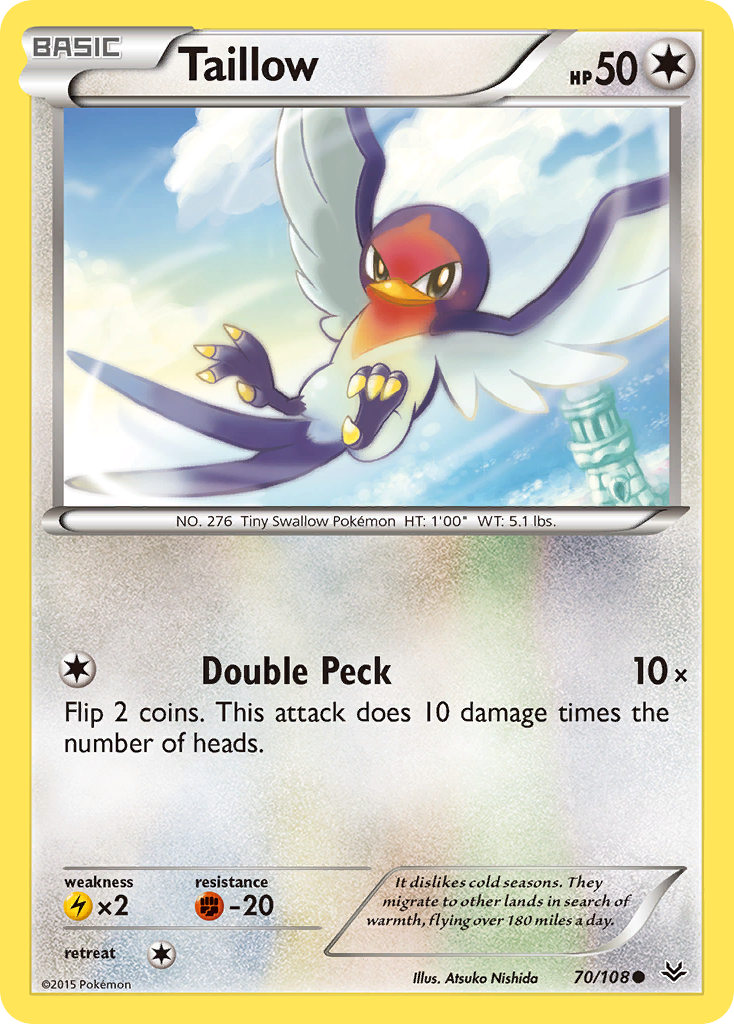 Taillow (70/108) [XY: Roaring Skies] | Enigma On Main