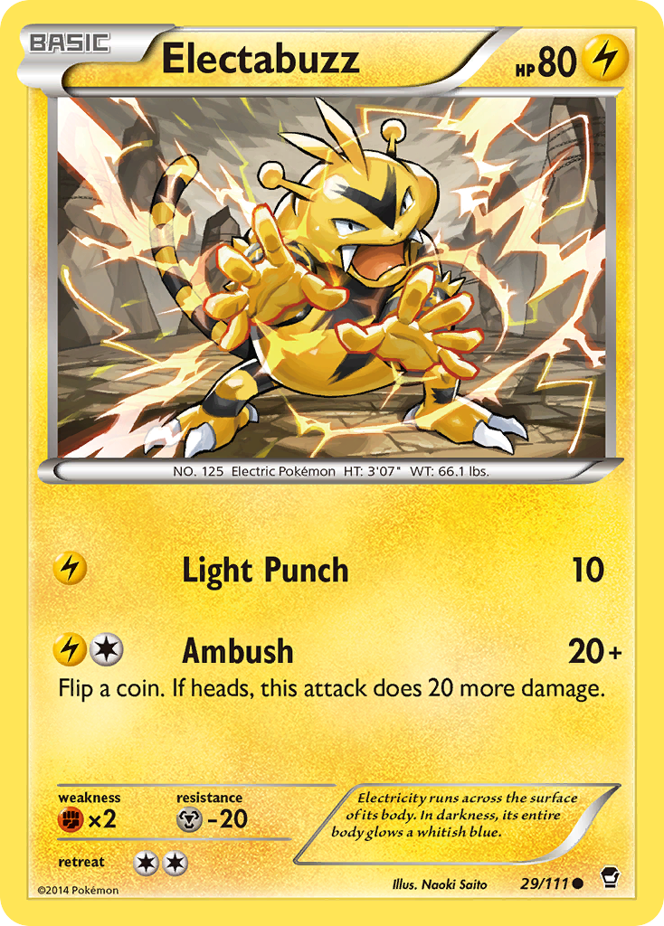 Electabuzz (29/111) [XY: Furious Fists] | Enigma On Main