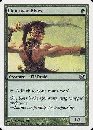Llanowar Elves [Ninth Edition] | Enigma On Main