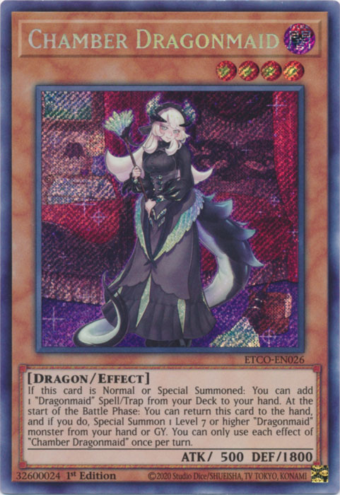 Chamber Dragonmaid [ETCO-EN026] Secret Rare | Enigma On Main