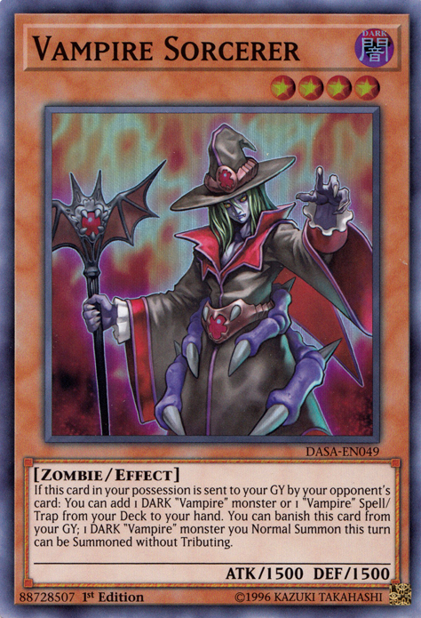 Vampire Sorcerer [DASA-EN049] Super Rare | Enigma On Main