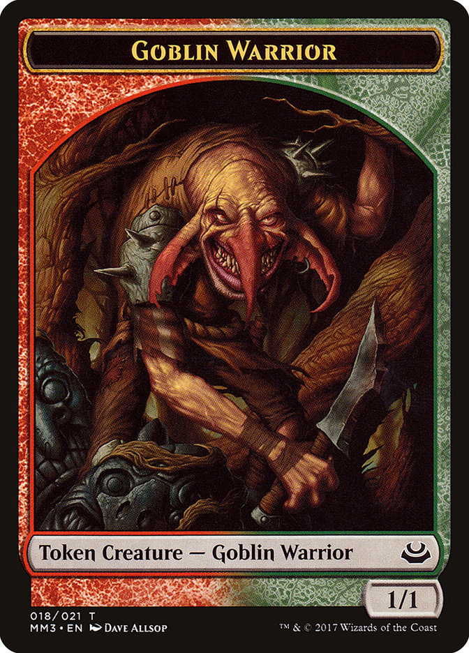 Goblin Warrior [Modern Masters 2017 Tokens] | Enigma On Main