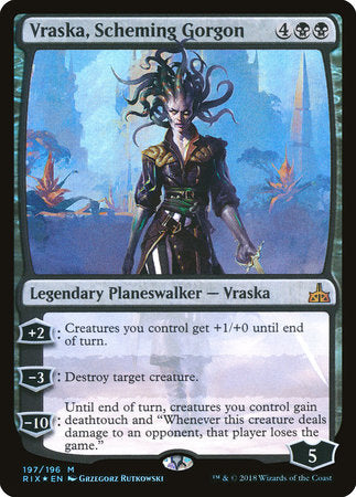 Vraska, Scheming Gorgon [Rivals of Ixalan] | Enigma On Main