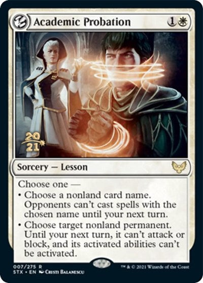 Academic Probation [Strixhaven: School of Mages Prerelease Promos] | Enigma On Main