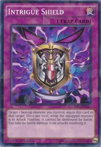 Intrigue Shield (Shatterfoil) [Battle Pack 3: Monster League] [BP03-EN231] | Enigma On Main