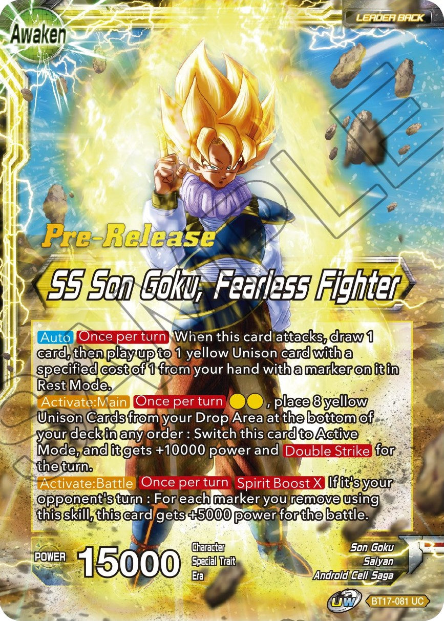 Son Goku // SS Son Goku, Fearless Fighter (BT17-081) [Ultimate Squad Prerelease Promos] | Enigma On Main