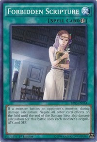 Forbidden Scripture [Battle Pack 3: Monster League] [BP03-EN184] | Enigma On Main