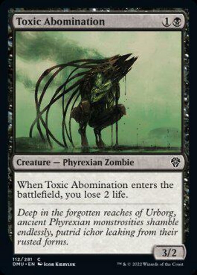 Toxic Abomination [Dominaria United] | Enigma On Main