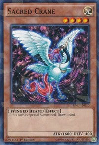 Sacred Crane (Shatterfoil) [Battle Pack 3: Monster League] [BP03-EN010] | Enigma On Main