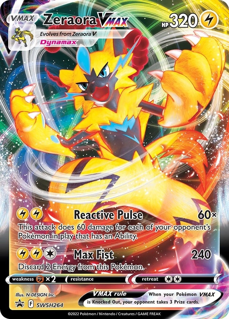 Zeraora VMAX (SWSH264) [Sword & Shield: Black Star Promos] | Enigma On Main