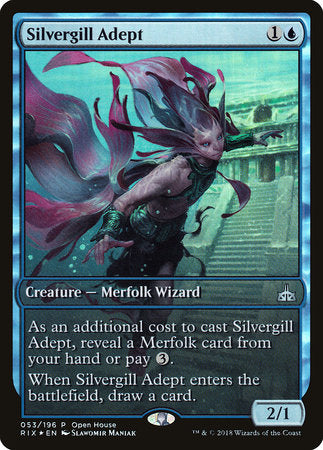 Silvergill Adept [Rivals of Ixalan Promos] | Enigma On Main