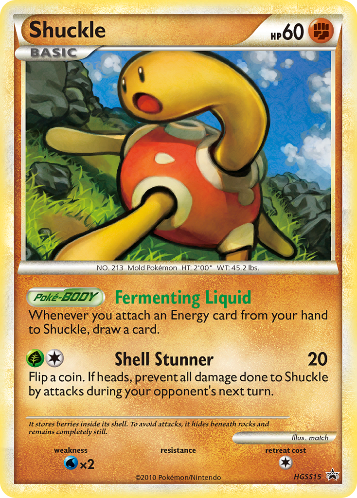 Shuckle (HGSS15) [HeartGold & SoulSilver: Black Star Promos] | Enigma On Main