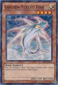 Golden Flying Fish (Shatterfoil) [Battle Pack 3: Monster League] [BP03-EN040] | Enigma On Main