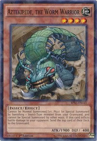 Aztekipede, the Worm Warrior (Shatterfoil) [Battle Pack 3: Monster League] [BP03-EN041] | Enigma On Main