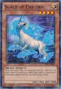 Sunlight Unicorn (Shatterfoil) [Battle Pack 3: Monster League] [BP03-EN064] | Enigma On Main