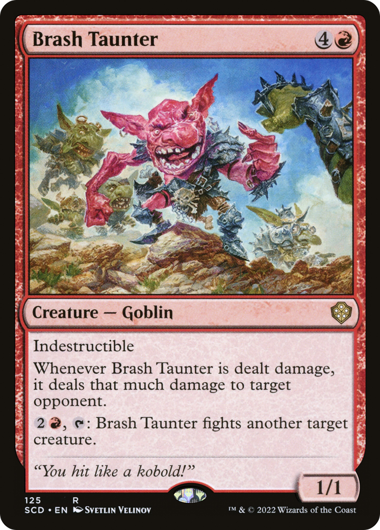 Brash Taunter [Starter Commander Decks] | Enigma On Main