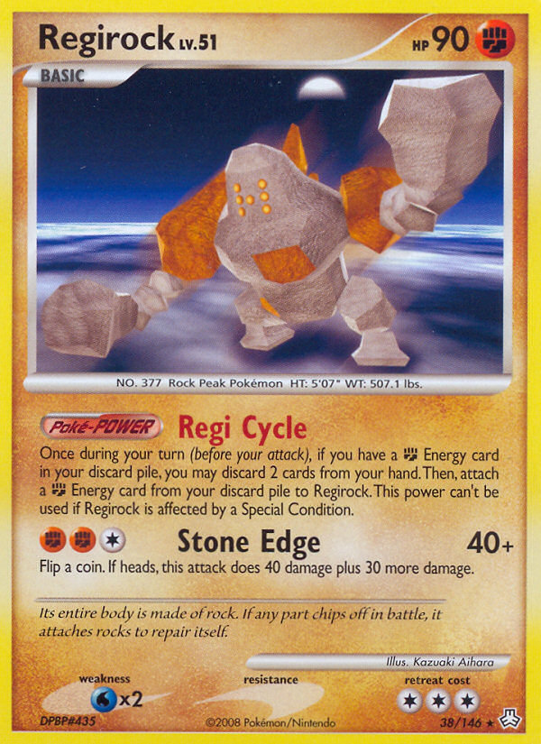 Regirock (38/146) [Diamond & Pearl: Legends Awakened] | Enigma On Main