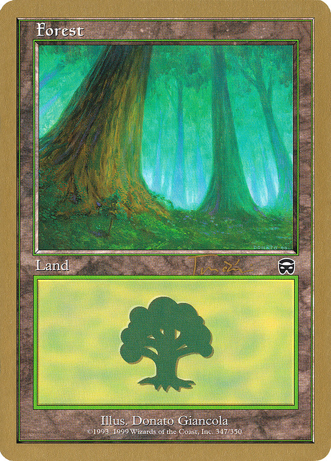 Forest (jt347a) (Jan Tomcani) [World Championship Decks 2001] | Enigma On Main