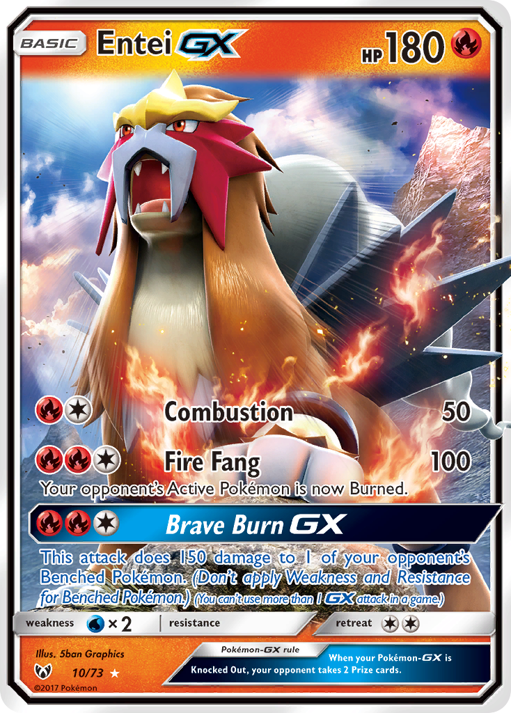 Entei GX (10/73) [Sun & Moon: Shining Legends] | Enigma On Main