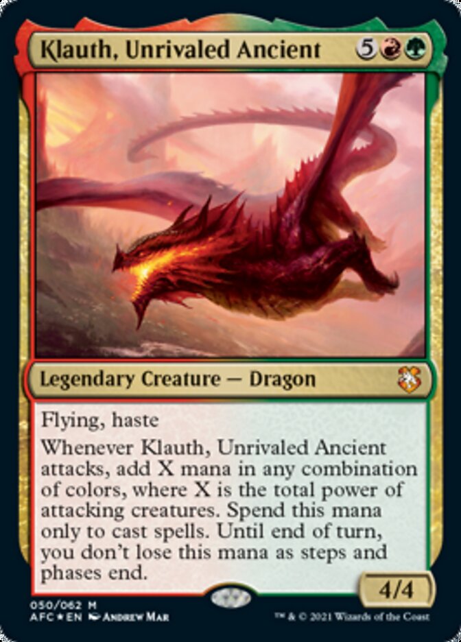 Klauth, Unrivaled Ancient [Dungeons & Dragons: Adventures in the Forgotten Realms Commander] | Enigma On Main