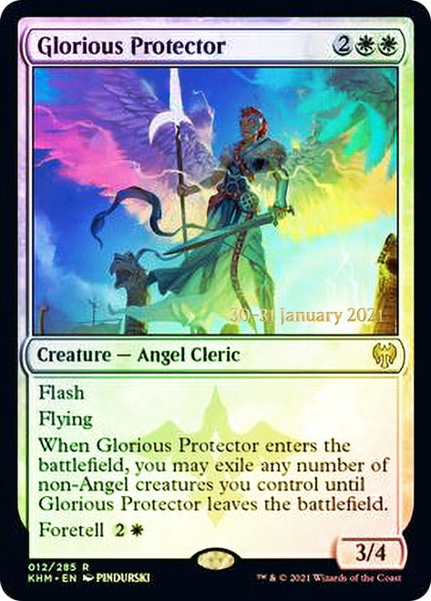 Glorious Protector  [Kaldheim Prerelease Promos] | Enigma On Main